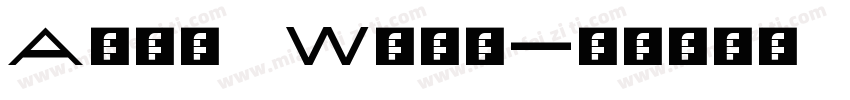 Alps Wide字体转换